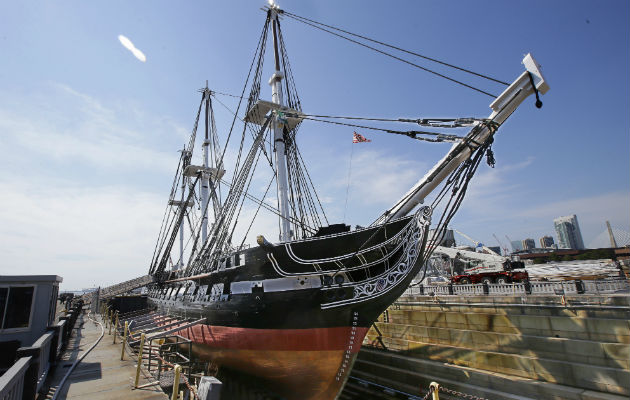 USS Constitution, fue construido para durar 10 o 20 años. FOTO/AP