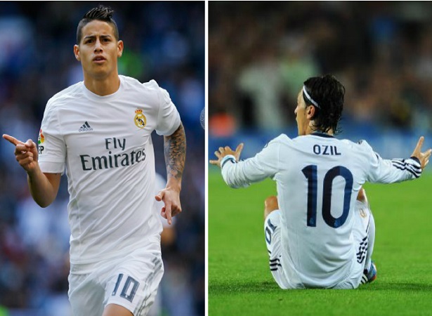 James y Ozil no pudieron consolidarse en el Madrid. James y Ozil no pudieron consolidarse en el Madrid.