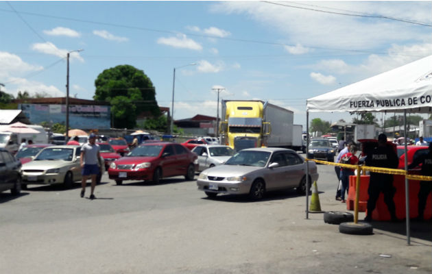 Área fronteriza entre Panamá y Costa Rica, por donde los cubanos evaden los puestos de migración. Foto: José Vásquez. 