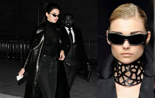 Famosas lucen sus 'gafas matrix' a la moda