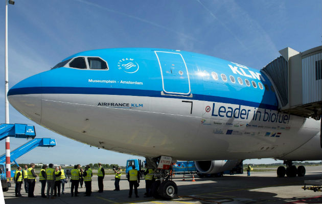 Avión de KLM. Foto/ EFE