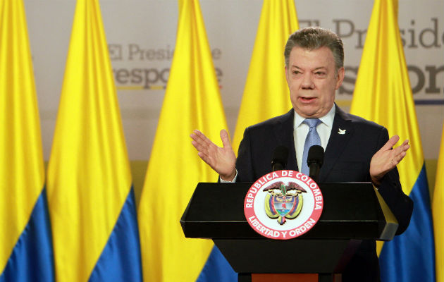 Juan Manuel Santos, presidente de Colombia. Foto/ EFE