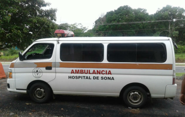 Se encontraron 40 paquetes de droga dentro de una ambulancia de la Caja del Seguro Social. Foto: José Vásquez