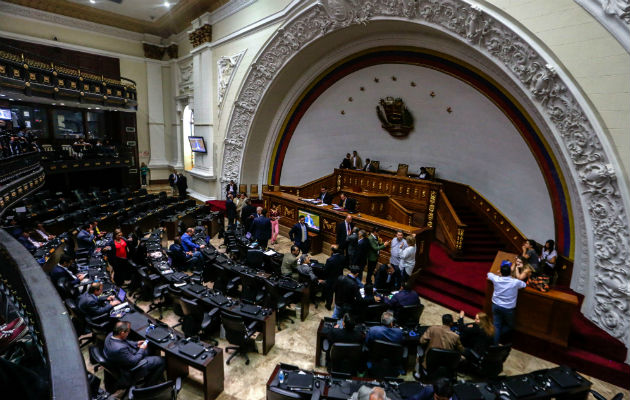 El Parlamento venezolano sesionará este sábado. FOTO/EFE
