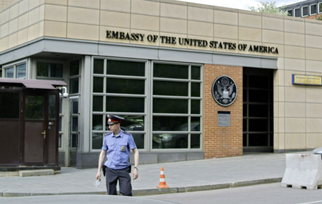 Embajada de Estados Unidos en Moscú. Foto/ AP