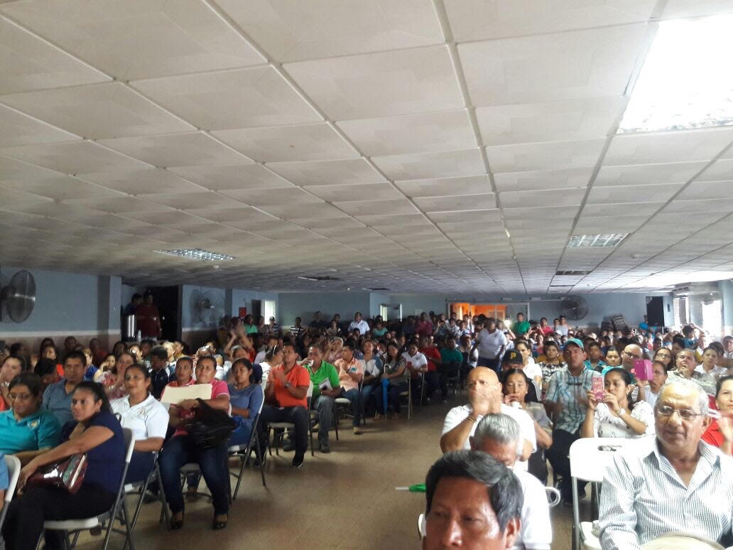 La asamblea en Veraguas. Fotos: Víctor Rodríguez. 