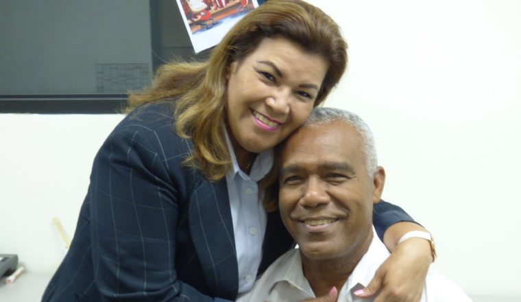 Yadira y su esposo, Rolando. Tienen tres hijos y tres nietos. Yadira y su esposo, Rolando. Tienen tres hijos y tres nietos. /Foto Rosalina Orocú Mojica.