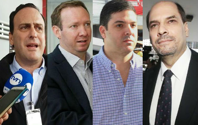 Francolini, De Lima, Ford y Domingo Arias están detenidos por presuntos casos de corrupción / Adiel Bonilla.