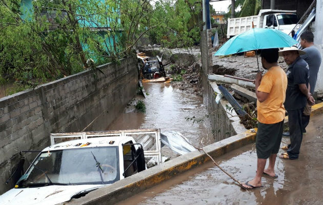 Max ya causó daños en San Marcos, Guerrero. Foto: EFE.