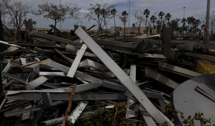 Destrozos causados por María. /Foto EFE