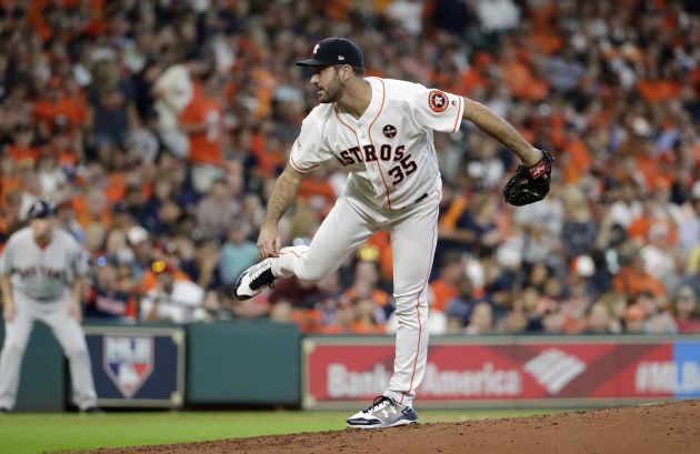 Justin Verlander tuvo una buena apertura. Foto AP