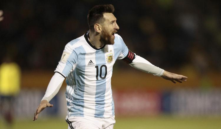Lionel Messi apareció a la hora buen apara Argentina. /Foto EFE