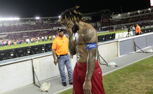 Román Torres no puede contener su emoción: Foto: Anayansi Gamez