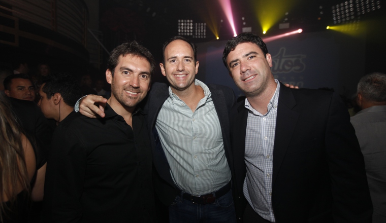 3. Gabriel Barletta, Luis Mouynes y Juan C. Zúñiga.