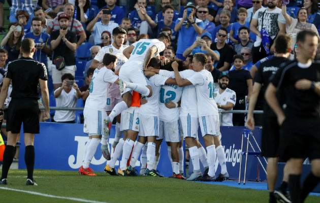 El gol de Cristiano cayó al minuto 85. Foto EFE