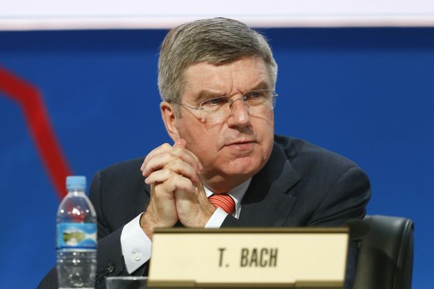 Thomas Bach, presidente del COI. Foto AP