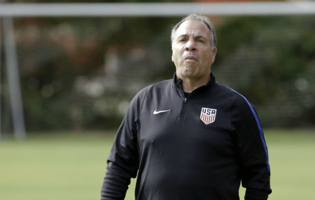 Entrenador de Estados Unidos, Bruce Arena. Foto/AP Entrenador de Estados Unidos, Bruce Arena. Foto/AP