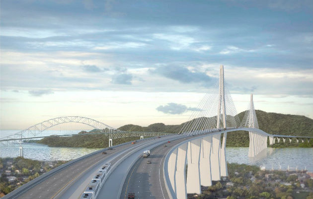 Así deberá verse el Cuarto Puente sobre el Canal de Panamá. Foto/MOP Así deberá verse el Cuarto Puente sobre el Canal de Panamá. Foto/MOP