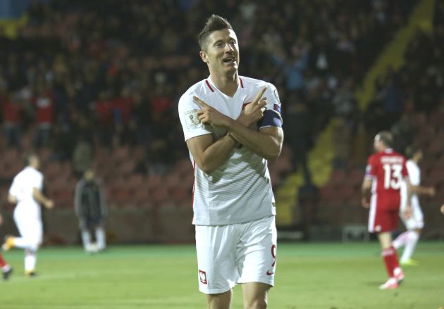 Robert Lewandowski, delantero polaco. Foto AP Robert Lewandowski, delantero polaco. Foto AP
