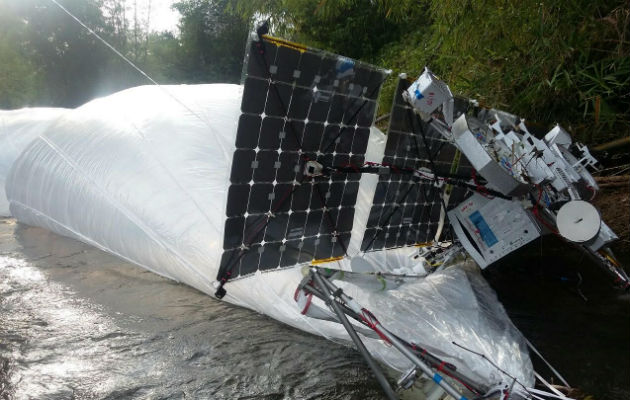 El globo aerostático pertenece a Google.