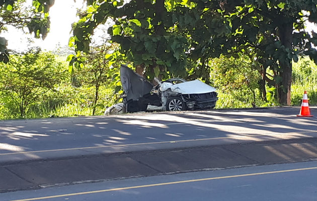 Un muerto y un herido en el último accidente registrado en el lugar. Fotos: Elena Valdez. 