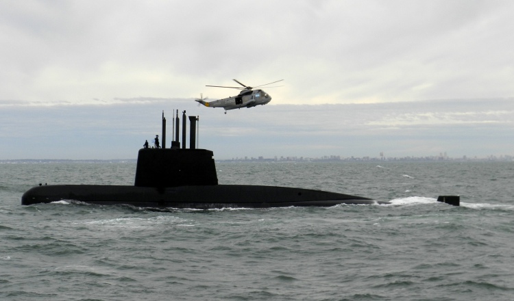 Foto de archivo del submarino ARA 