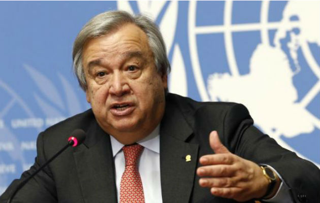 El secretario general de la ONU, Antonio Guterres,. Foto: EFE