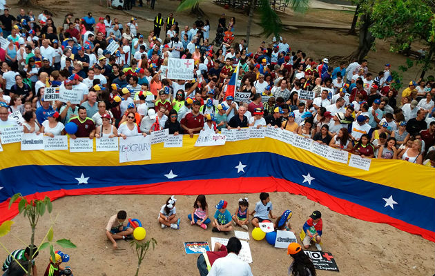 Venezolanos en Panamá realizan marcha de protesta contra el gobierno de Nicolás Maduro / Archivo.