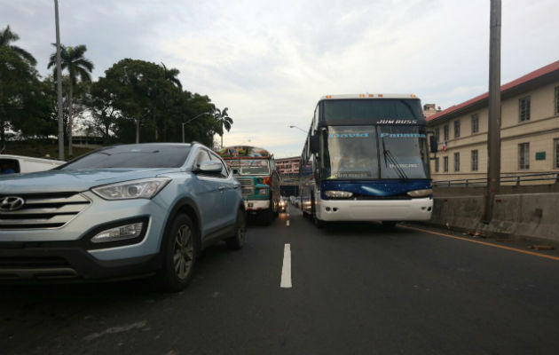 Más de 100 mil personas viajan diariamente hacia la ciudad.Foto/Presidencia