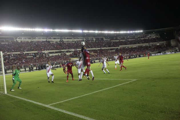 Partido Panamá contra Costa Rica. Foto Anayansi Gamez