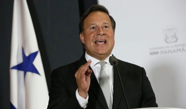 El presidente Juan Carlos Varela se refirió al tema en su visita de ayer al Hogar Bolívar.