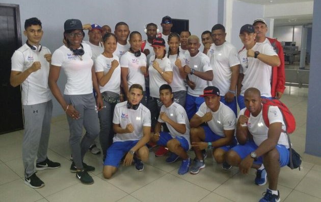 Equipo de boxeo panameño. Foto Fedebop