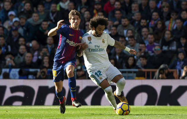 Acción del clásico. Foto EFE