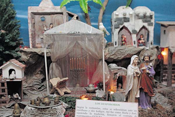 Se explica cada fase del Nacimiento de Jesús. /Foto Víctor Arosemena
