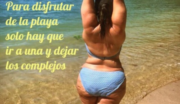 Dejó los complejos atrás. Dejó los complejos atrás. /Foto Instagram