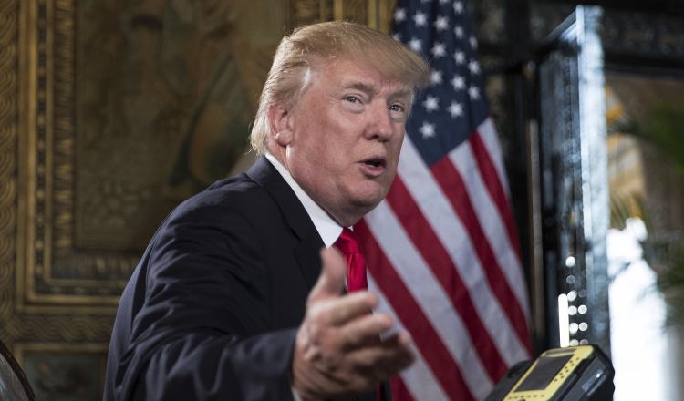 El presidente de los Estados Unidos, Donald Trump. AP
