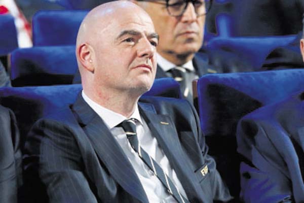 Gianni Infantino, presidente de la Fifa, aseguró que no habrá tolerancia con el ‘doping’ durante la Copa del Mundo de Rusia 2018 y prometió fuertes medidas. /Foto AP