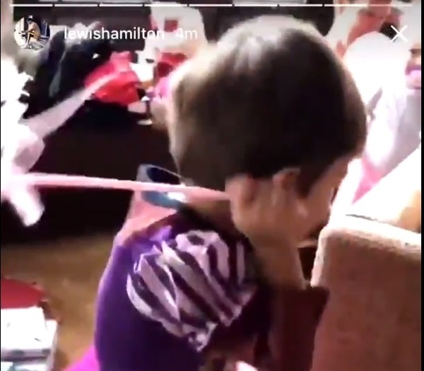 Sobrino de Lewis Hamilton . Foto Instagram Sobrino de Lewis Hamilton . Foto Instagram