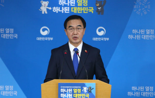 Ministro surcoreano de Unificación, Chun Hae-sung.