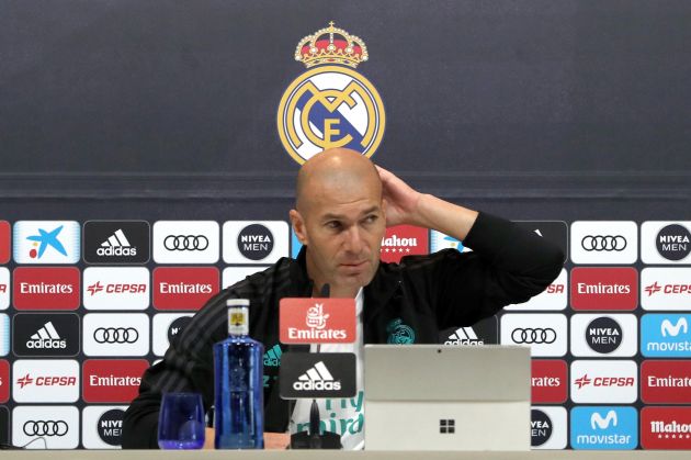 Zinedine Zidane en conferencia de prensa Foto EFE