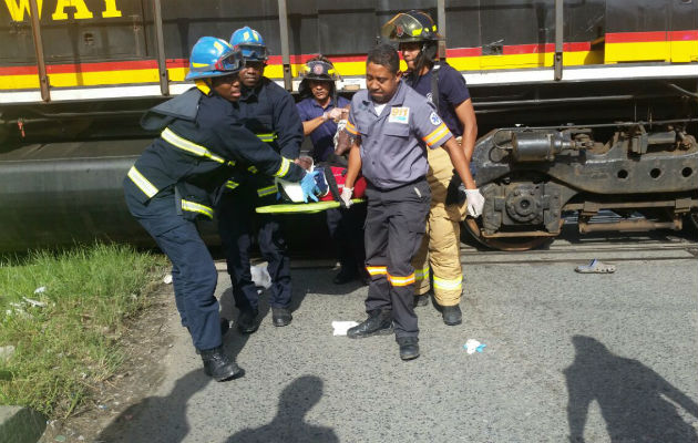 Tren arrolla a peatón en la ciudad de Colón