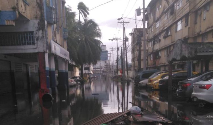 Colón quedó bajo el agua hace unos días. /Foto: www.servir.net