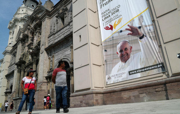 Continúan con los preparativos para recibir al Papa Francisco en Perú. FOTO/EFE