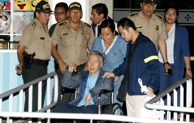 Alberto Fujimoria había sido dado de alta hace unos nueve días.