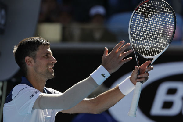 El serbio Novak Djokovic. Foto:AP