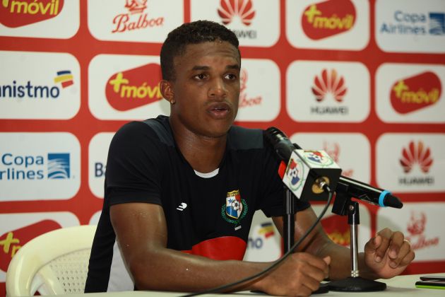 Luis Ovalle con la selección de Panamá. Foto Anayansi Gamez