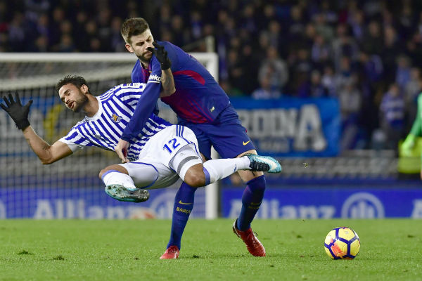 Gerard Piqué. Foto:AP