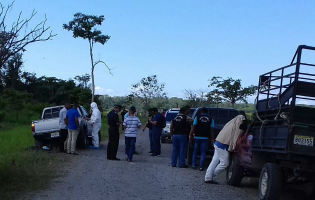 Área del hallazgo. Foto: José Vásquez. 