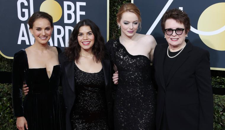 Famosas brindaron su apoyo a la campaña Time´s Up. Famosas brindaron su apoyo a la campaña Time´s Up. /Foto EFE
