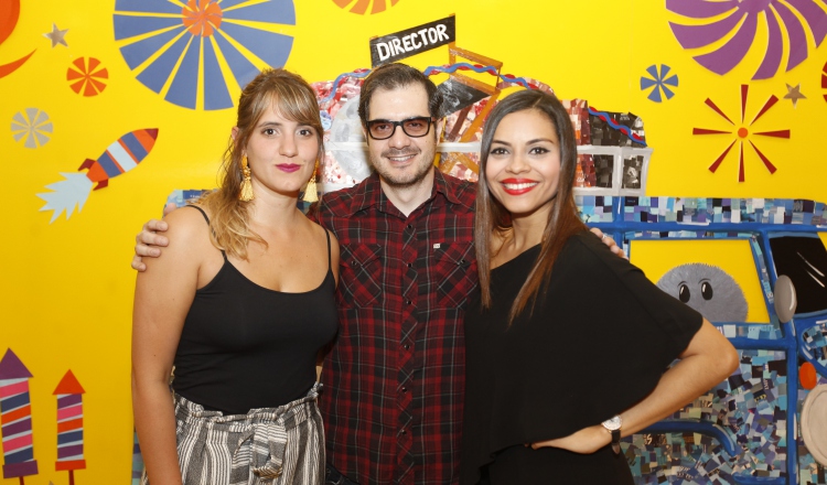 1. María Paula Hernández, Andrés Castillo y Mariel García.